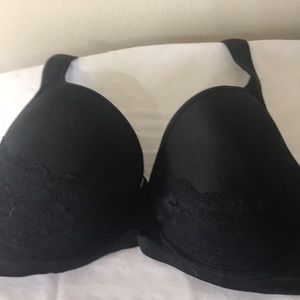 38DDD Black Padded Bra
